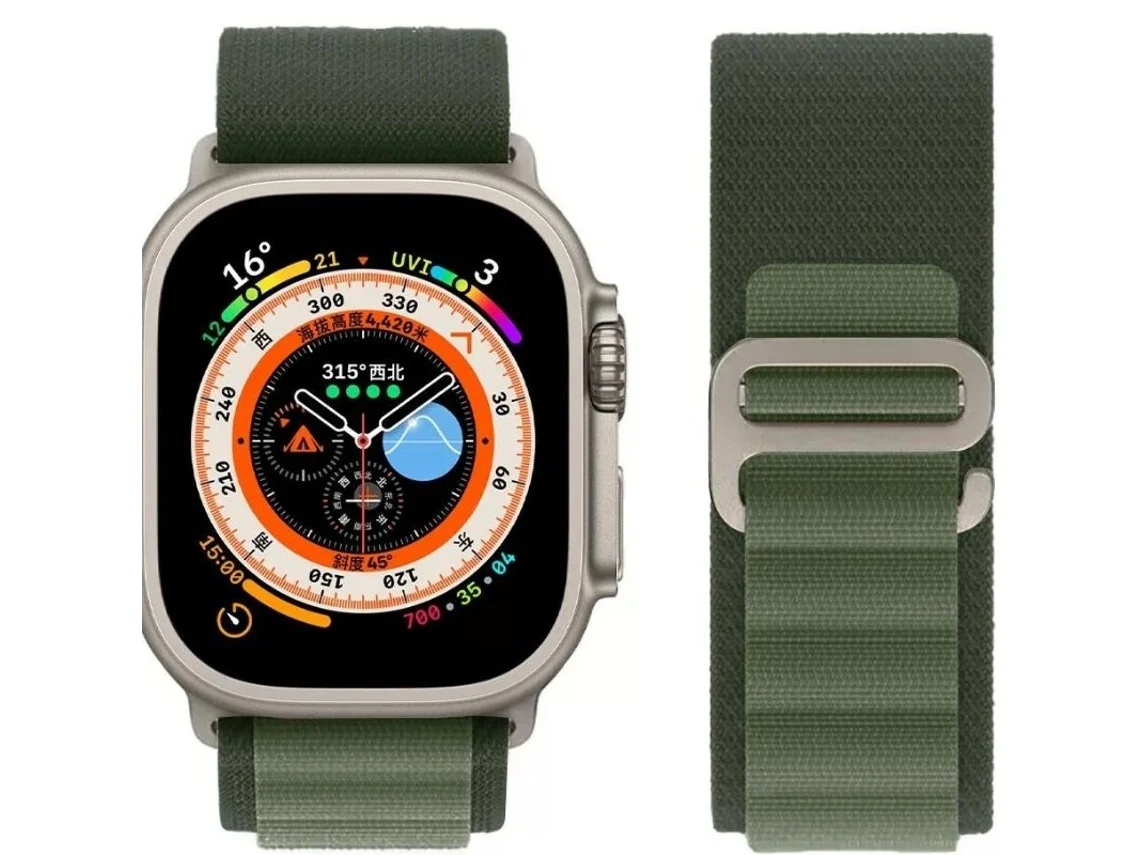Pulseira ORYSIN Alpine Hook para Apple Watch 38mm Verde (38mm)