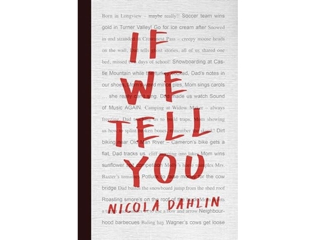 Livro If We Tell You de Nicola Dahlin (Inglês - Capa Dura)
