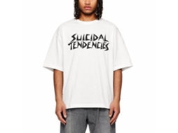 Suicidal Tendencies X Dogtown T-shirt 1 Logo White Unisex Adults Size:l