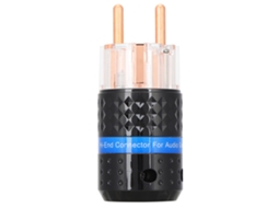 Aetheria plug de Energia Monosaudio E103/f103 Cobre Puro Transparente Conector para Áudio Profissional