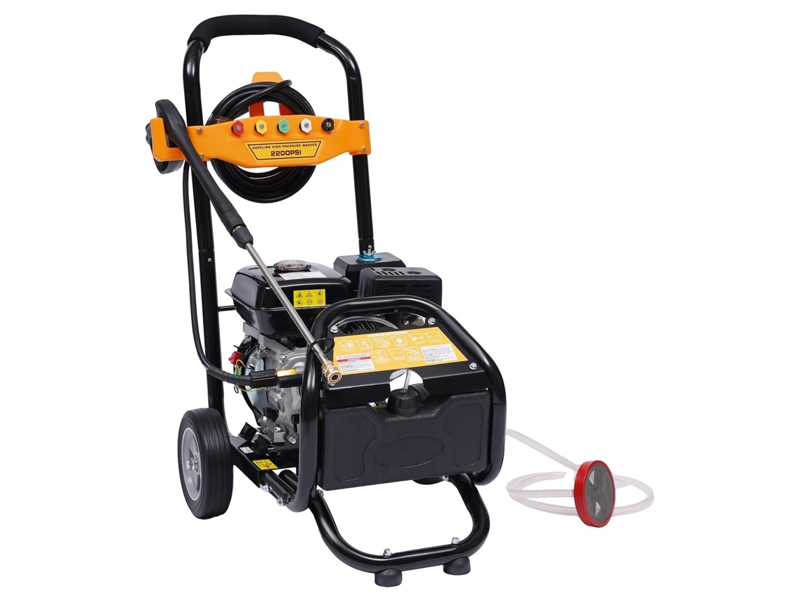 Lavadora De Pressão, Motor De 7,5 Hp, Classificação De 2200 Psi, Preto Oem