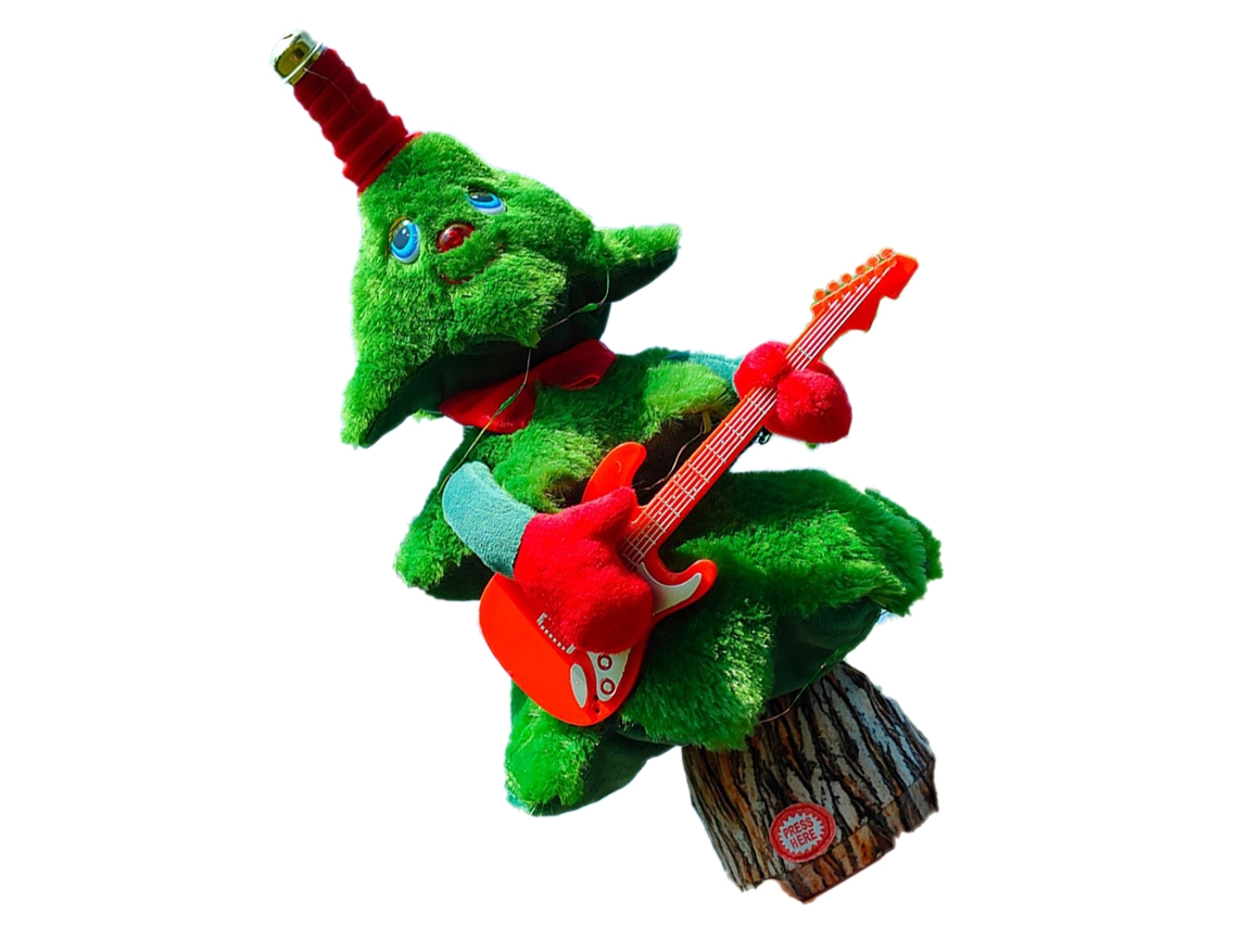 Árvore de Natal com Saxofone Brinquedo Elétrico com Música e Luzes NEVEANCE