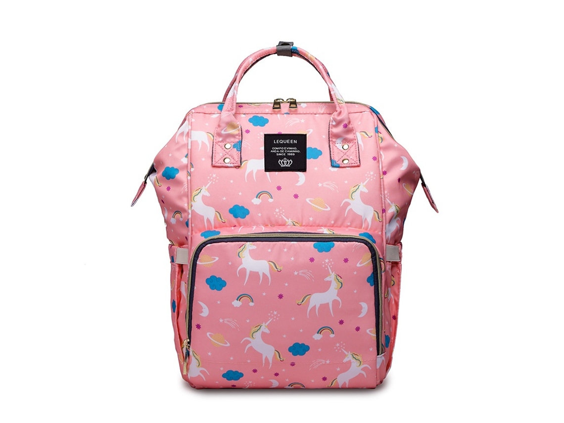 Mochila De Maternidade Rosa, Multifuncional Tressino