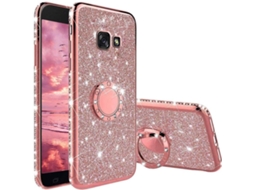 Capa Samsung Galaxy A5 2017 HONGWE. Dourado/Rosa