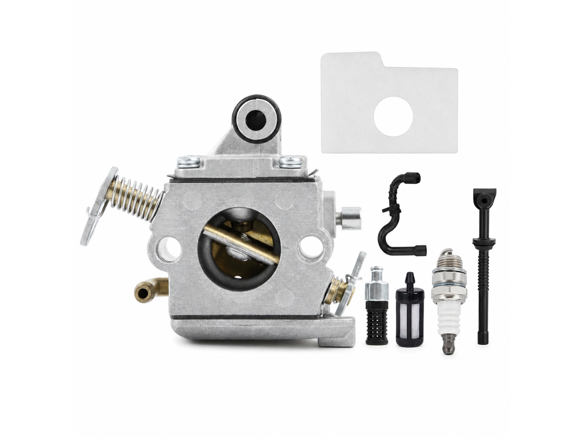Kit De Carburador C1q-s57b Compatível Com Motosserras Ms170, Ms180, 017 E 018