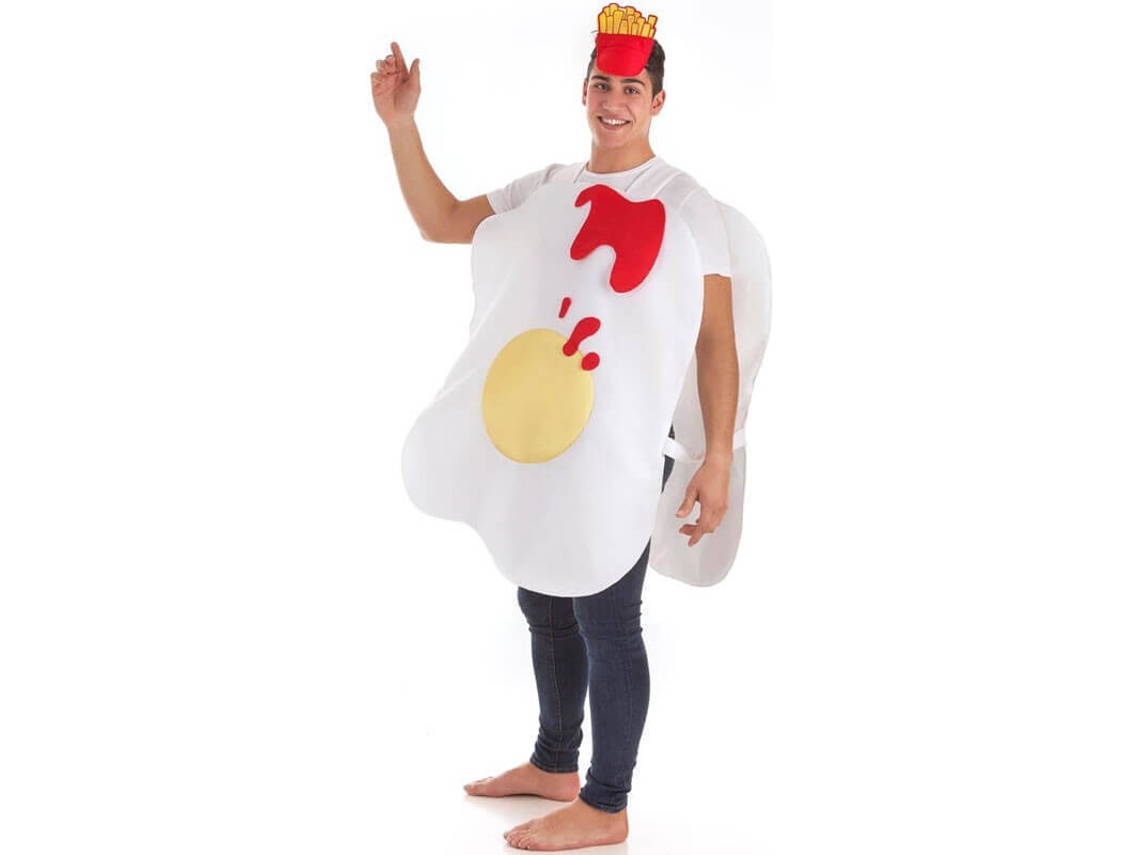 Fato de Homem DISFRAZZES Ovo Com Tomate E Batatas (Tam: M)