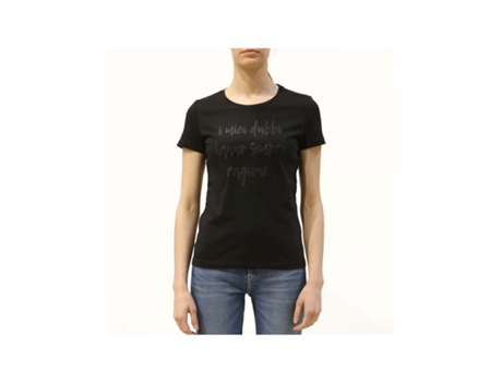 T-Shirt de Mulher SKILLS GENES Algodão Preto (XS)