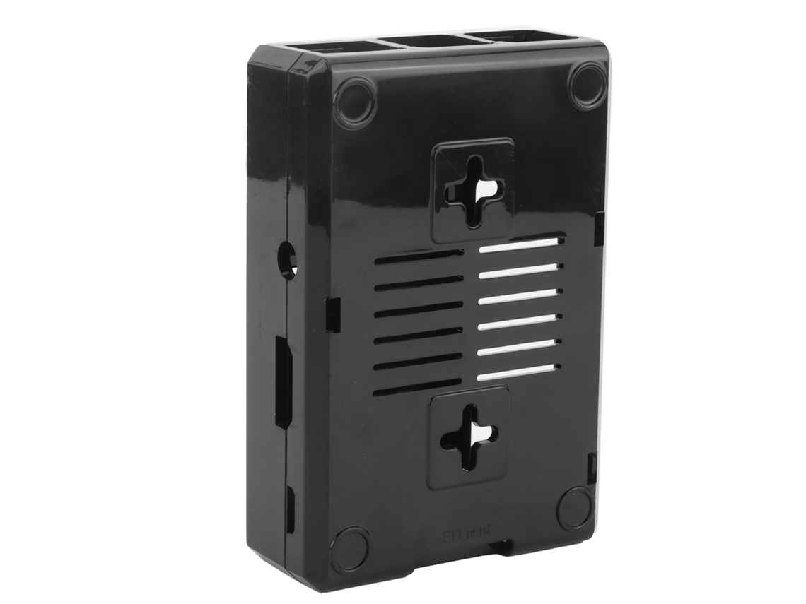 Laxiscreed Caixa De Proteção Abs Para Raspberry Pi 3b/3b+, Design Fosco Com Parafusos E D-shaped
