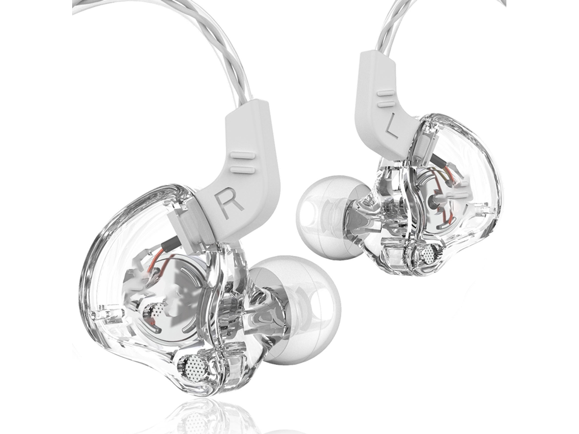 Fones de Ouvido Qkz Ak6 Hifi Sport In Ear com Microfone 3.5mm para Corrida e Música
