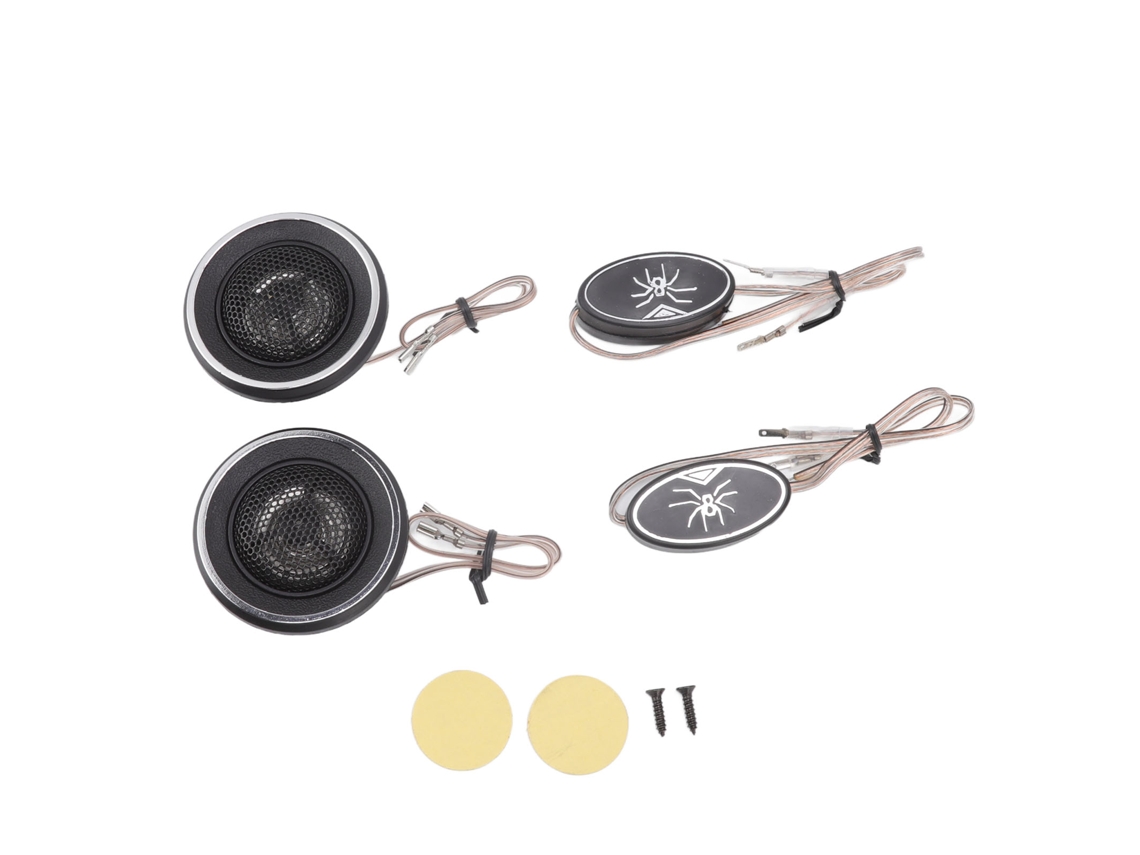 2026zentro-2pcs Tweeter Dome 150w 4 Ohm Com Capacitores Integrados Para Sistemas De Áudio De Carro