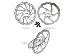 Rotor De Freio A Disco Para Bicicleta Mtb 160mm Com 6 Parafusos Aço Inoxidável Hs1/g3
