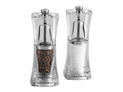 Conjunto Saleiro e Pimenteiro Crystal 125mm