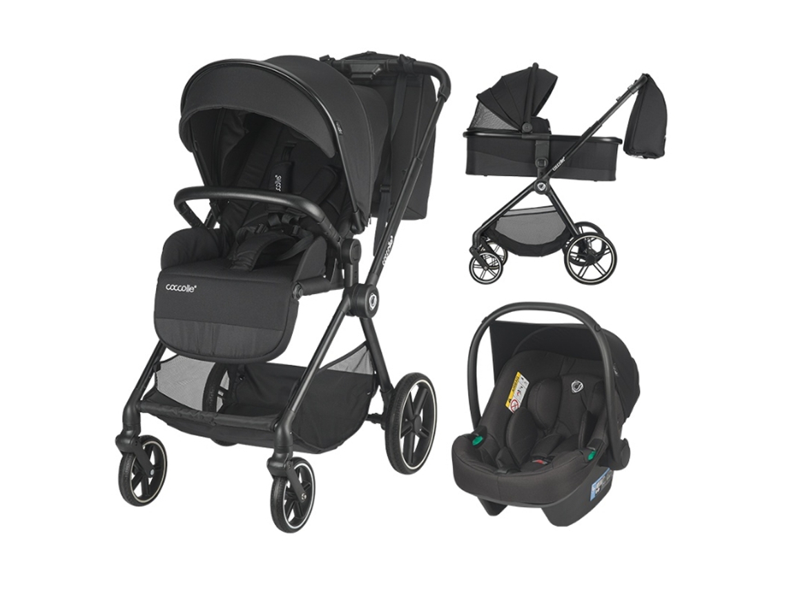 Carrinho de Bebé 3In1 COCCOLLE Lissia Antrhacite