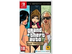 Jogo Nintendo Switch GTA Trilogy (Código de Descarga na Caixa)