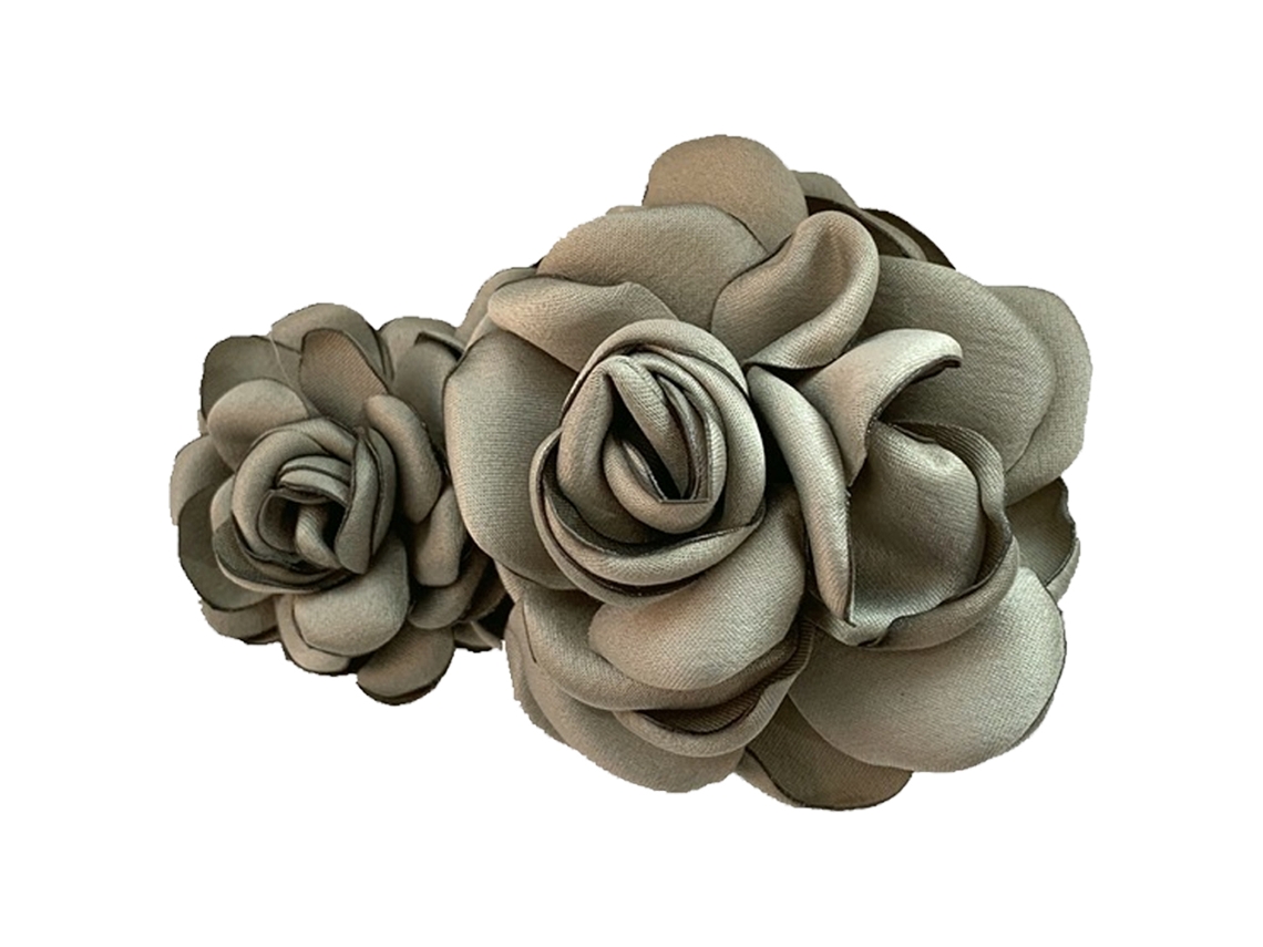 Garra de Cabelo de Plástico Clipes Florais Presilhas Grampos Torção Bun Suporte de Cabelo JEDBESETZT