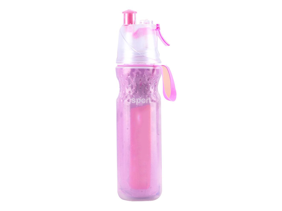 Garrafa de Água Esportiva 500ml com Spray para Camping Ciclismo