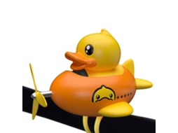 Brinquedo De Pato Amarelo Decoração De Painel De Carro Ornamentos Com Hélice E Squeak