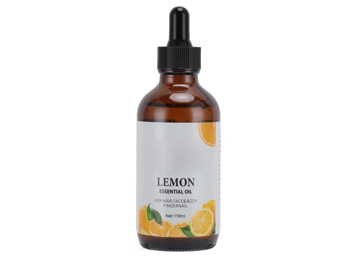 Óleo Essencial De Limão 118ml Para Aromaterapia Relaxante E Cuidado Da Pele