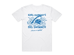 King Hannah Big Swimmer Shark T shirt ROCKINSTONE Unisex Adults Best Sellers Size:l