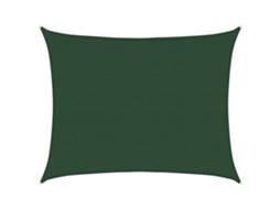Toldo vela VIDAXL Verde (6x7 m)