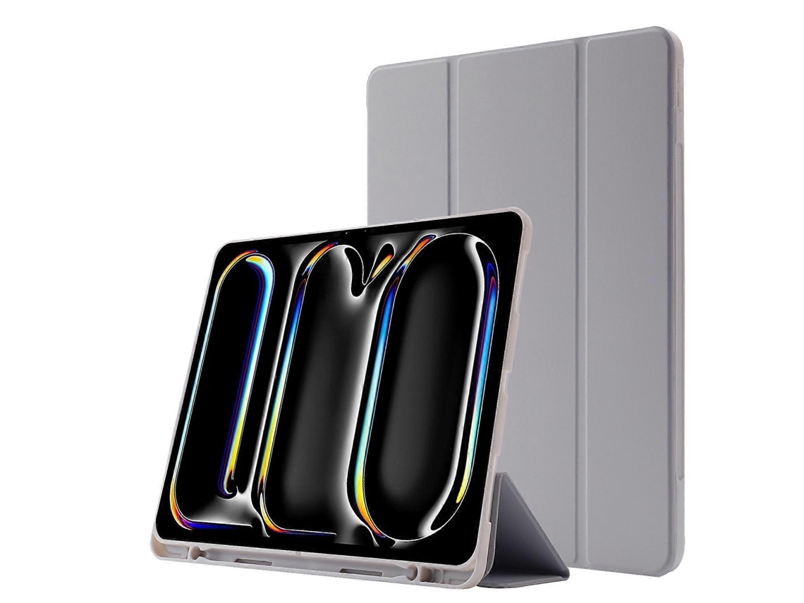 Capa de couro tripla Webake Skin Feel para tablet com compartimento para caneta