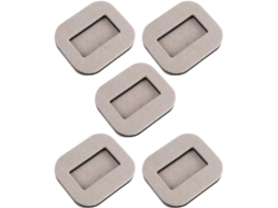 Amosfun Conjunto De 5-tapetes Feltro Antiderrapantes Para Rodas Móveis, Ideais Para Pisos De Madeira, Azulejos E