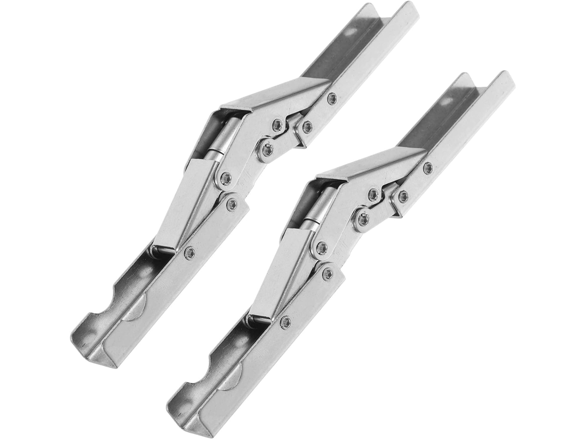 Magiclulu 2 Dobradiças Hidráulicas De Fechamento Suave 180-graus Para Armário, Com Pino Dobrável Espesso E Amortecimento