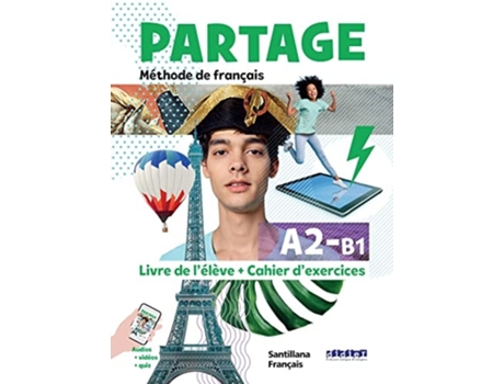 Livro Partage A2/b1 Livrecahier Da Editorial Santillana De Luca Giachino E Carla Baracco (francês)