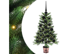 Conjunto 1 Árvore De Natal Vidaxl Verde Polietileno (90 Cm)