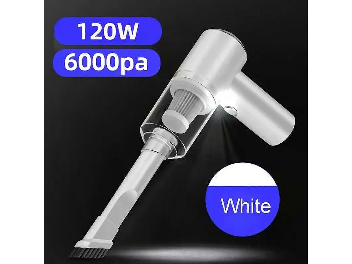 Aspirador De Pó Portátil Sem Fio Recarregável Usb 6000pa 120w Para Carro, Suv, Caminhão, Casa, Escritório, Pelos De Animais Aquaforge