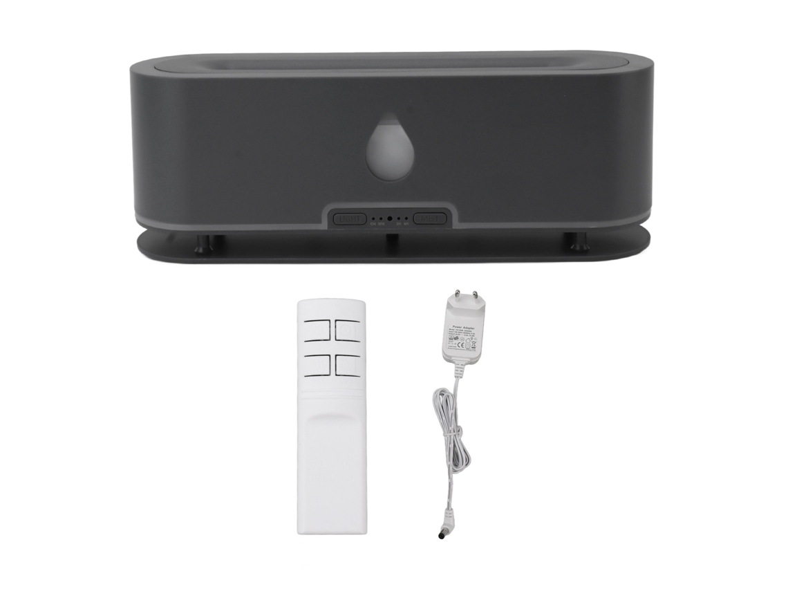 Laxiscreed Umidificador De Lâmpada Com Chama Artificial, Timer E Aromaterapia Para Ambientes Mais Confortáveis