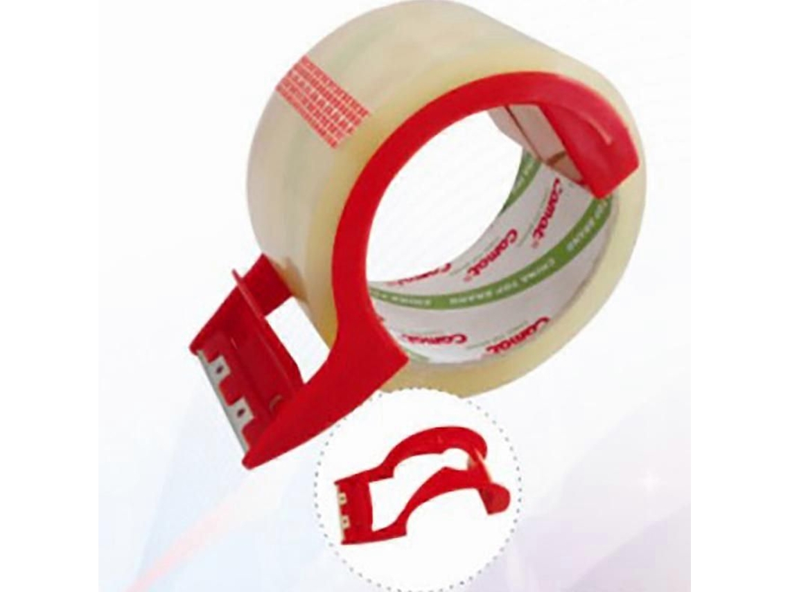 Dispensador de Fita Adesiva 48 Mm, Cortador Fita, Máquina Simples para Selar Caixas, Suporte Prático Assento GOKOCO