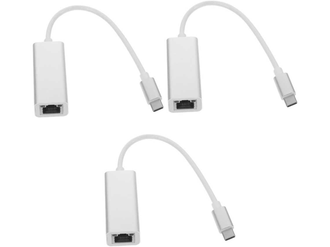 3 De Rede Usb-c Para Ethernet Mbps Gigabit Conexão Internet Em Laptop