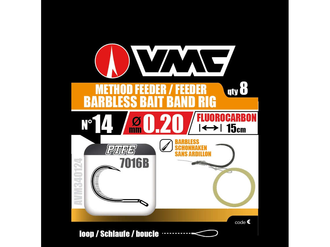 Gancho Sem Barbless VMC Bait Band 7016Bnt 10