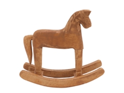 Cavalo de Rockear de Madeira LAXISCREED
