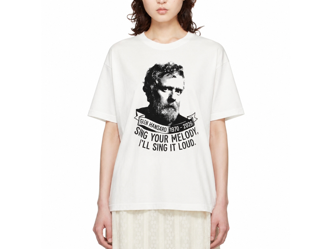Rockinstone Glen Hansard Memorial Shirt, 1970-2026 Tribute Teeunisex Size:l