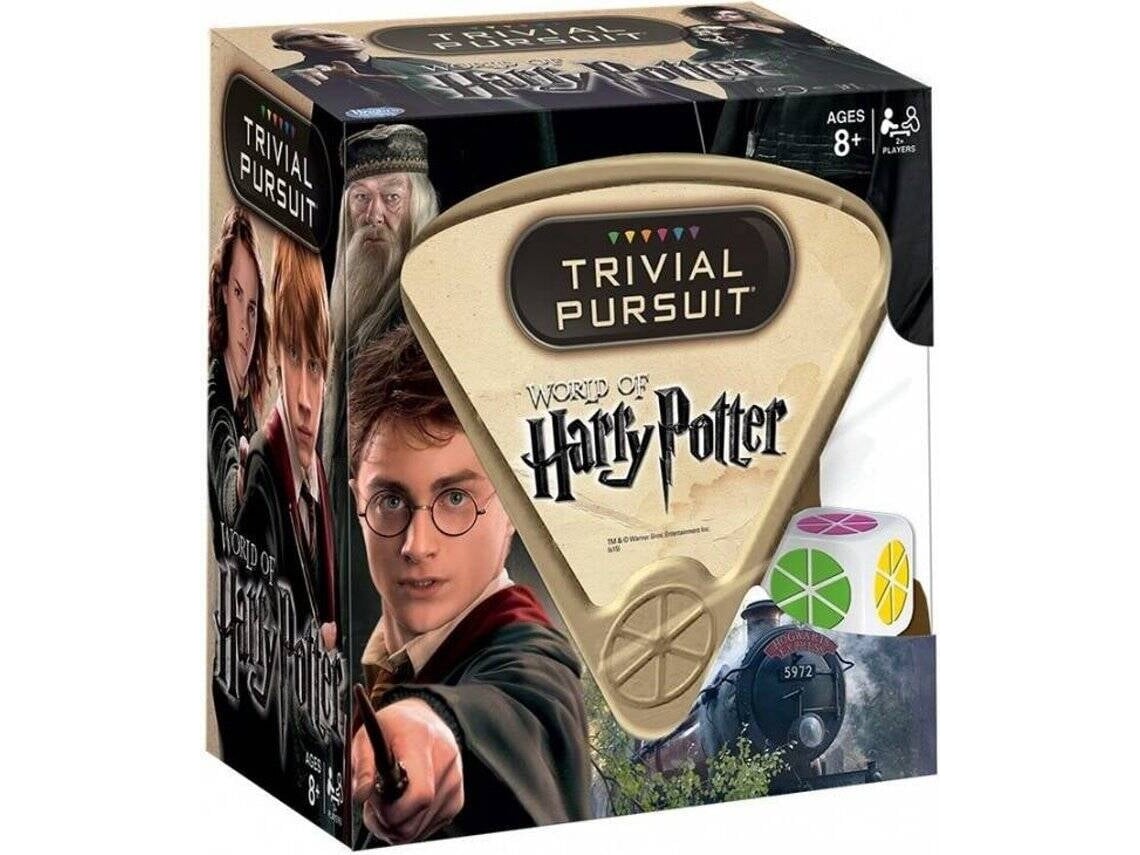 Jogo de Tabuleiro DIVERCENTRO Trivial Pursuit: Edição Harry Potter (Idade Mínima: 8 - Nível Dificuldade: Intermédio)