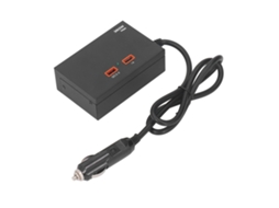 Carregador Veicular Laxiscreed 180w/360w Com Carregamento Rápido Qc3.0 Para Automóveis
