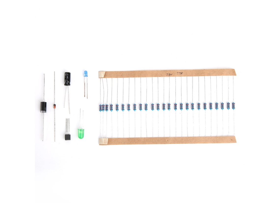 2026horizon-kit De Componentes Electrónicos 1565pcs: Resistores, Capacitores, Leds De 3mm, Diodos E Transistores