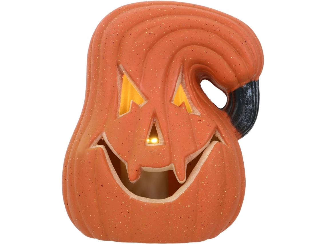 Abóbora Decorativa De Halloween Iluminada, Enfeite Decorativo Sem Pilhas, Ideal Para Casa E Festas Abóbora Decorativa De Halloween Ilum Gokoco