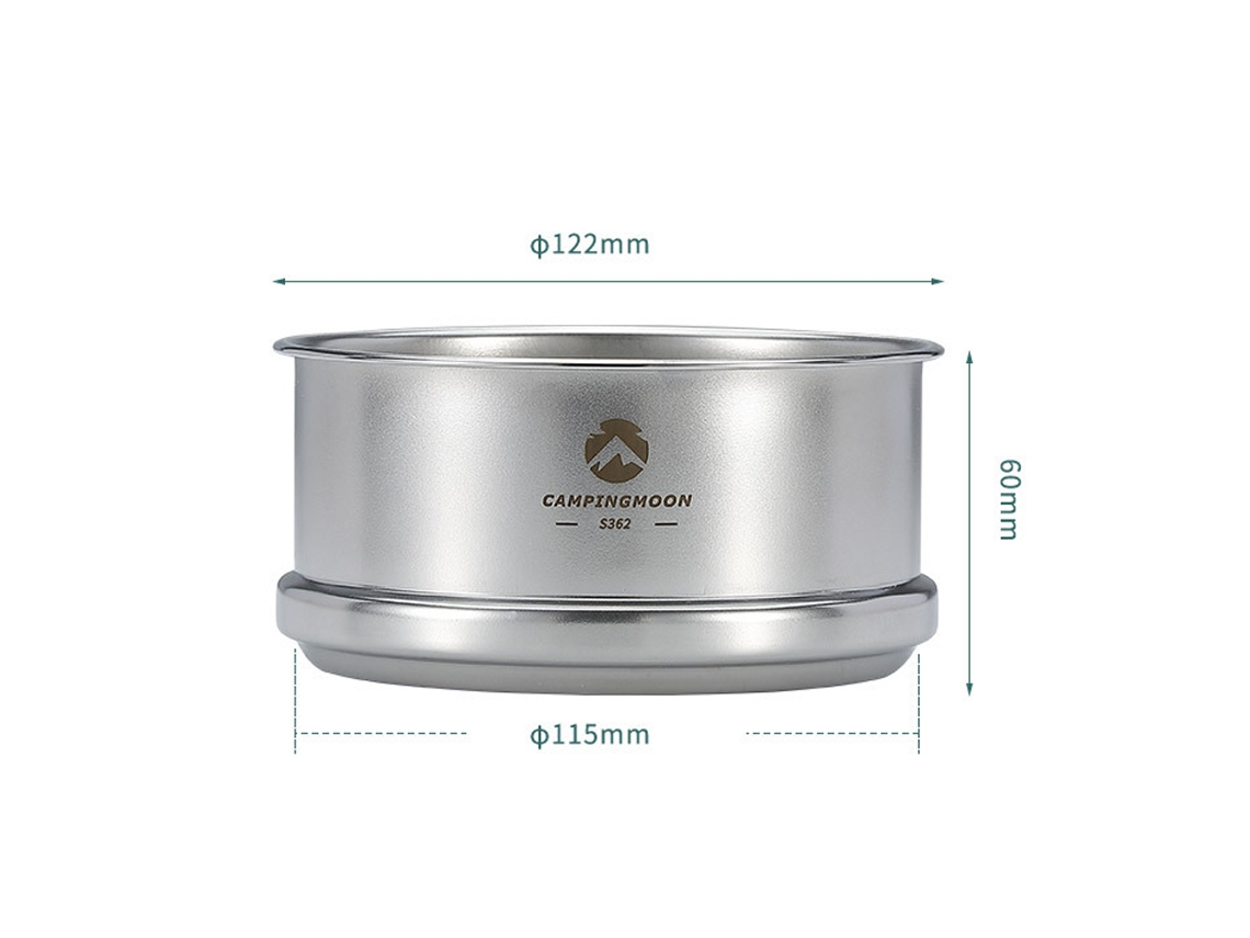 Vaporizador Portátil Aço Inox para Momo Camping