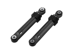 Pack 2 Amortecedores SINI TECH STORE, 100N, compatíveis com máquinas de lavar LG, carga frontal, preto