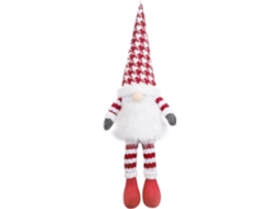 Enfeite De Natal De Gnomo Com Chapéu E Pernas De Tela, Decoração Dobrável De Papai Noel Para Árvore De Natal, Cor Vermelha No Topo Aquaforge