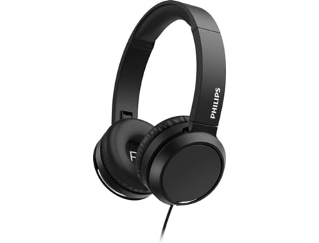 Auscultadores Com Fio PHILIPS TAH4105BK (On Ear - Preto)