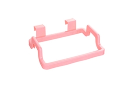 1pc Prateleira De Saco De Lixo Rosa Para Cozinha E Banheiro