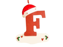 Decoração Natal Personalizada Com O Nome F Letter Da Laxiscreed Para Festas E Eventos Natalinos