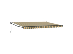 Conjunto 1 Toldo Externo Vidaxl Verde Poliéster (450 X 300 X 165 Cm)