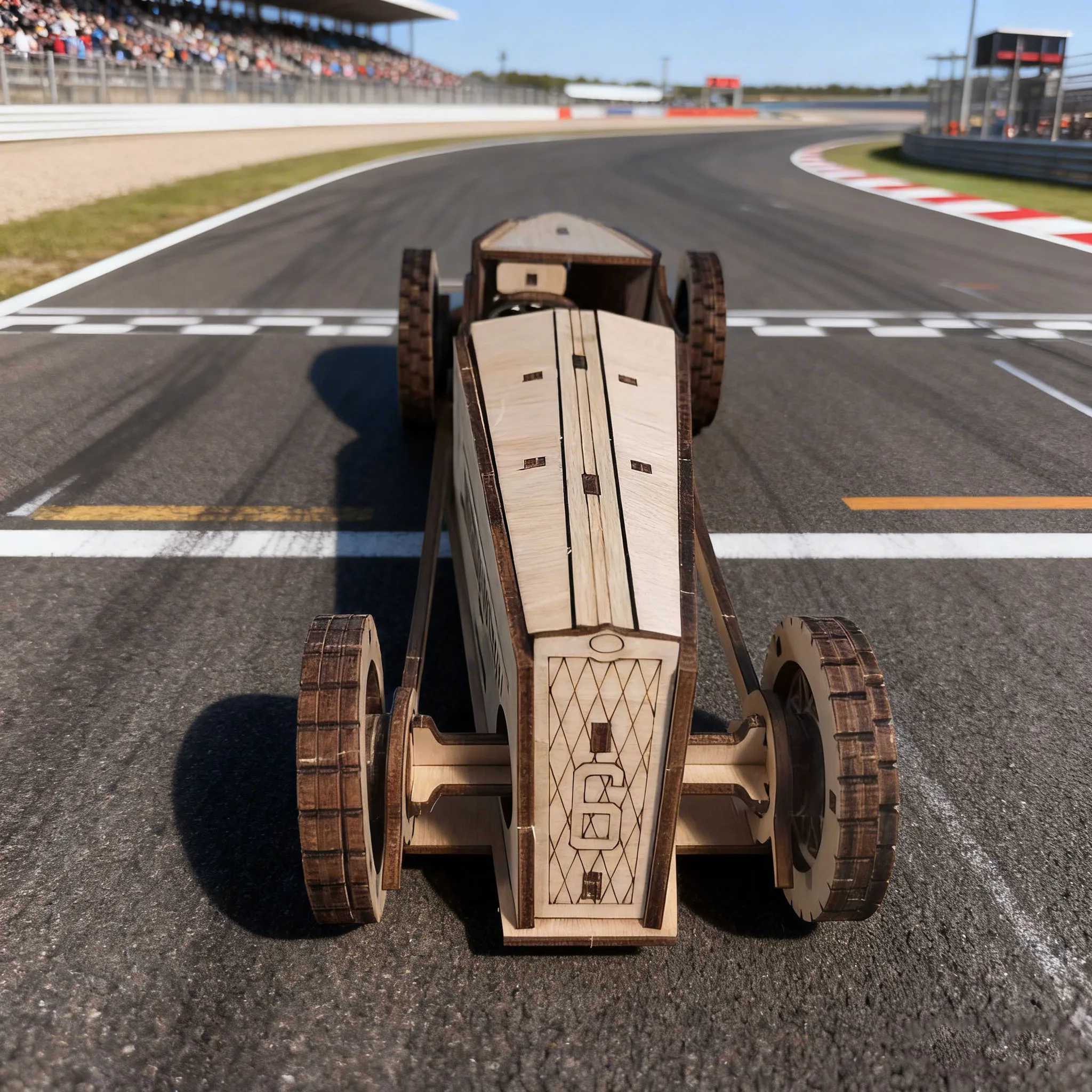 Faça Você Mesmo o Seu Modelo 3d de Carro de Fórmula 1 em Madeira MDUG