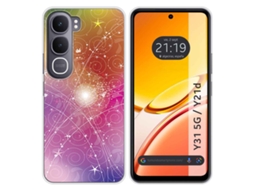 Capa Tumundosmartphone De Silicone Para Vivo Y31 5g / Y21d Com Desenhos Abstratos