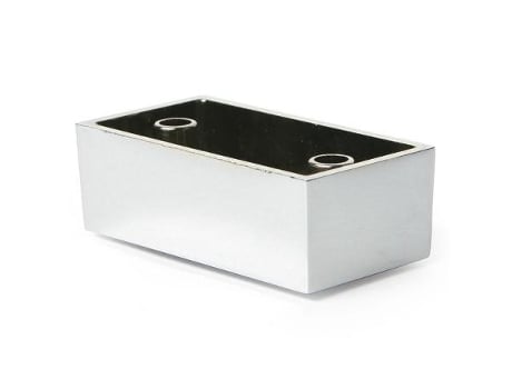 Base zamak tropea 60x30 h22 cromo